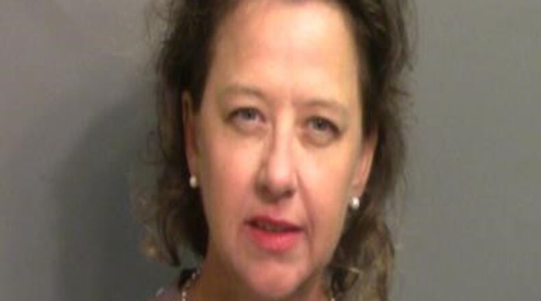 Former Glynn County DA Jackie Johnson's jail booking mugshot.
