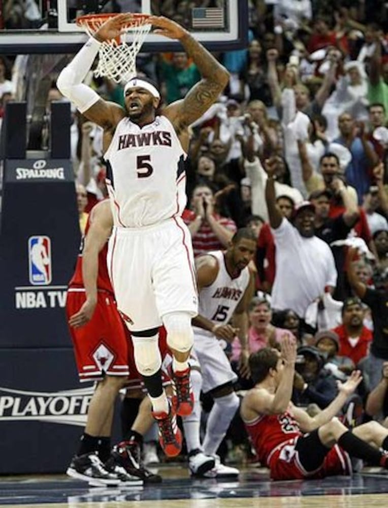 NBA Playoffs: Bulls at Hawks - Game 4