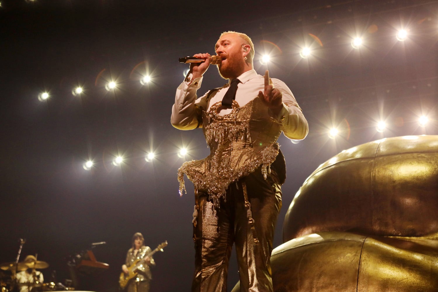 Sam Smith brought "GLORIA the tour" to Gas South Arena in Gwinnett County on Friday, July 28, 2023, with Jessie Reyez opening. (Photo: Robb Cohen for The Atlanta Journal-Constitution)