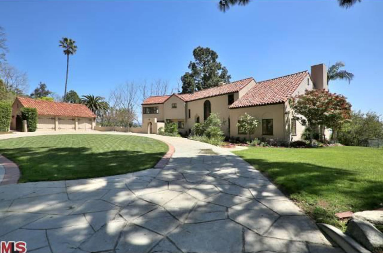 Property includes 3 acres of land, views of Los Angeles