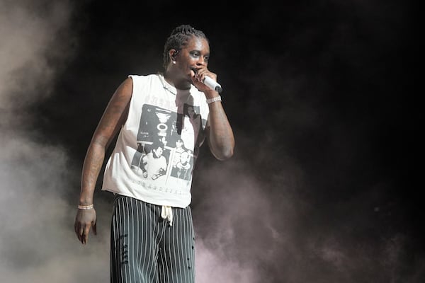 Young Thug performs during the Summer Smash Music Festival on Sunday, June 22, 2025, in Bridgeview, Ill. (Photo by Rob Grabowski/Invision/AP)