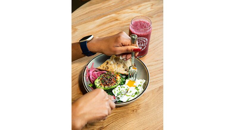 A dish from the menu of The Daily.