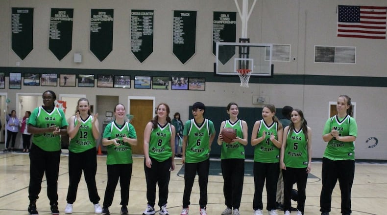 Milton will refinish Mill Springs Academy basketball court per an agreement the city has with three schools that host the city’s recreational basketball programming. COURTESY MILL SPRINGS ACADEMY