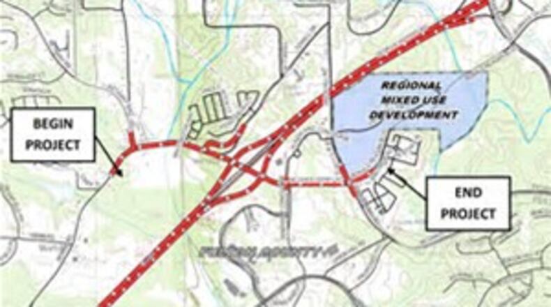 An interchange is proposed at McGinnis Ferry Road and Ga. 400.