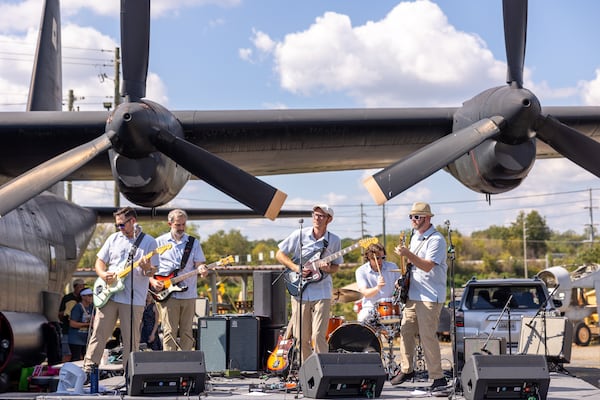The Frigidaires, set to play their traditional set of Ventures and Beach Boys Christmas favorites in the upcoming Charlie Brown Christmas shows, have been hard at work on their second album, set for release sometime in 2025. Courtesy of Bazemore Photography