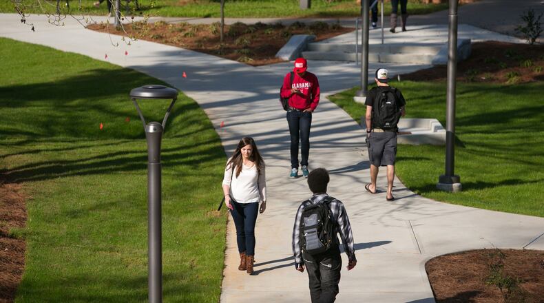 The University System of Georgia will implement a campus safety initiative for all 30 of the state’s public colleges and universities to provide uniform policies for ensuring student safety. AJC PHOTO / JASON GETZ