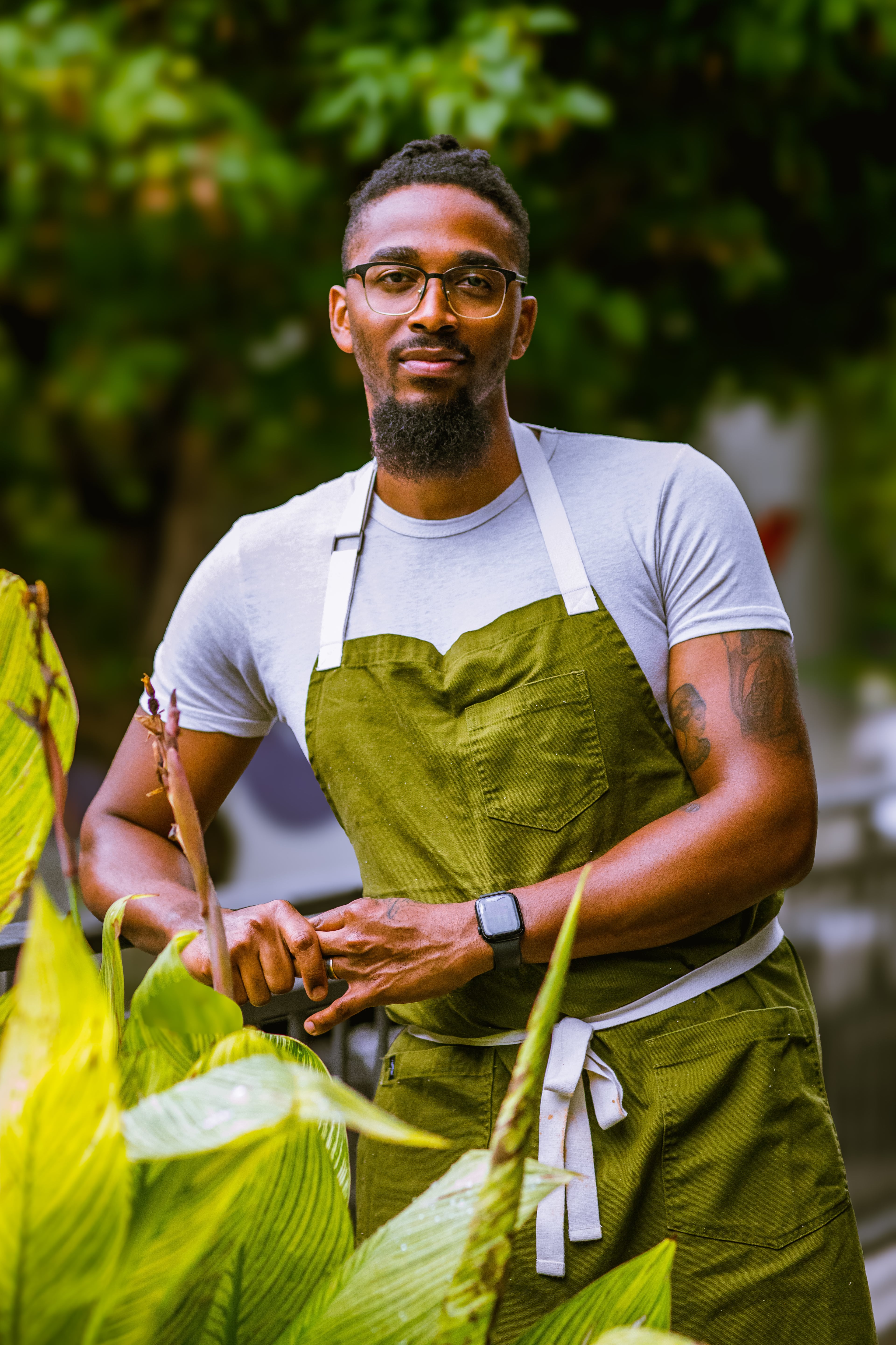 Chef Demetrius Brown said he was drawn to Summerhill because of its history of Black and Jewish residents, and it presented a chance to help “rebuild the neighborhood” and add to its history. (Courtesy of Alphonso Whitfield)