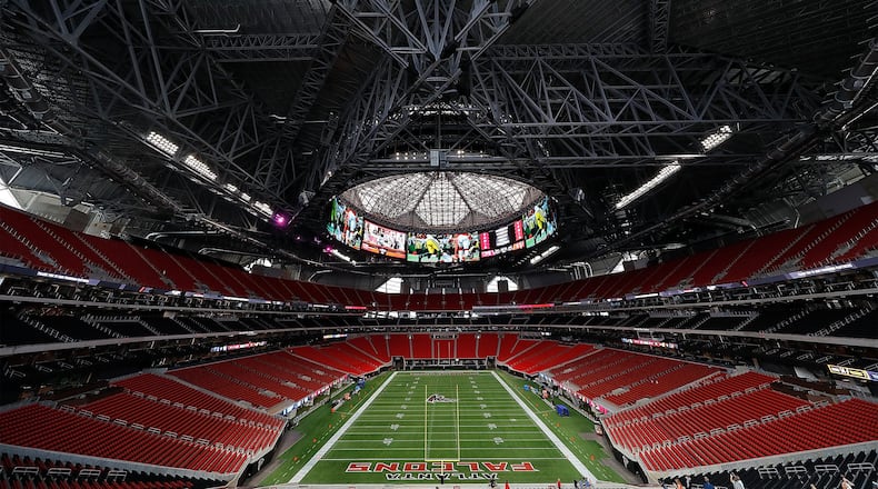 Mercedes-Benz Stadium, site of Super Bowl LIII
