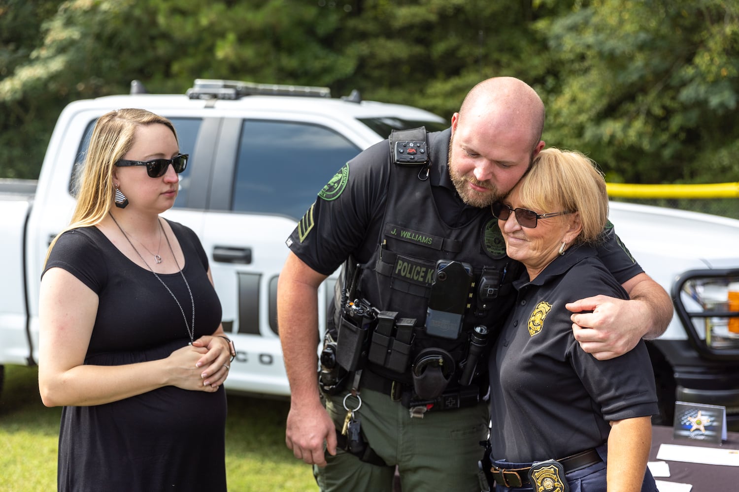 Clayton County police K-9 Waro memorial service