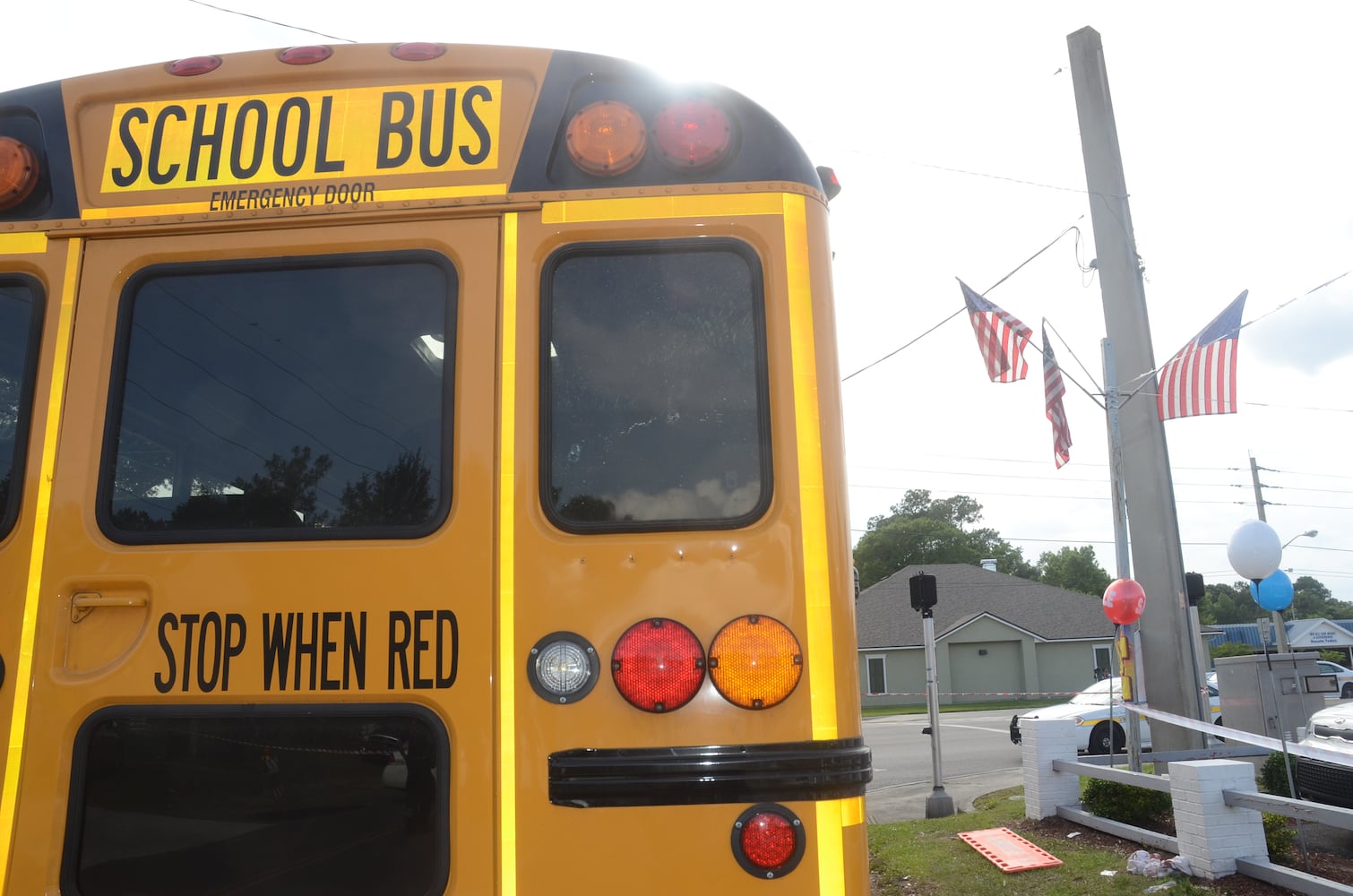 Photos: School bus shooting investigation