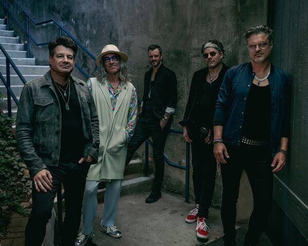 Collective Soul (left to right) is Johnny Rabb, Ed Roland, Jesse Triplett, Will Turpin and Dean Roland. (Jennifer Troche Walsh)