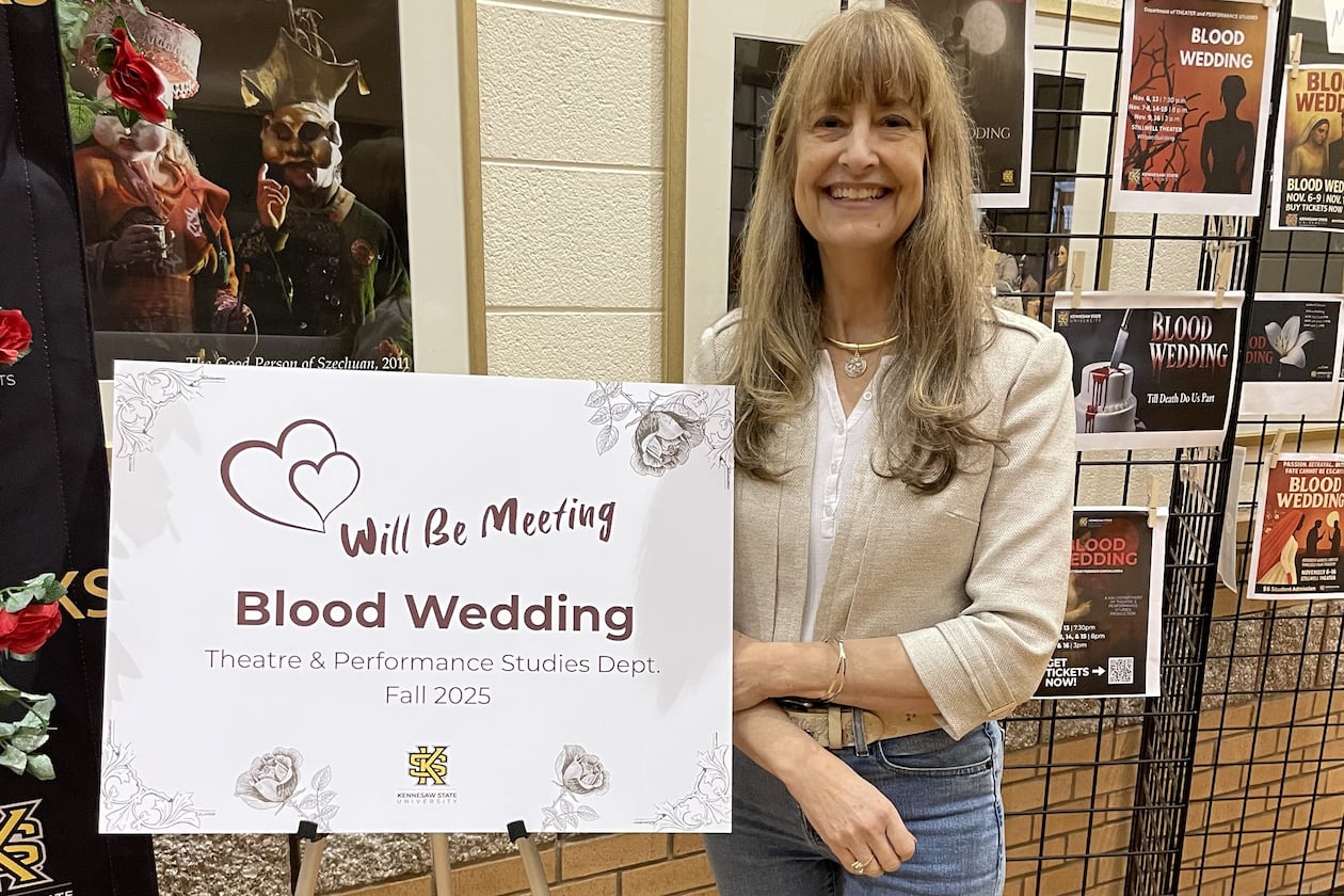 Kara Kapczynski, an instructor at Kennesaw State University, developed a curriculum for her marketing students that gave them hands on experience in event marketing and data collection. (Photo Courtesy of Kara Kapczynski)