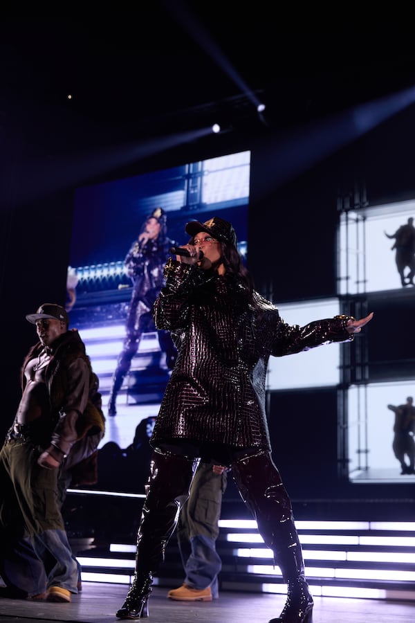 At the Atlanta stop of The Boy Is Mine Tour on Friday, Brandy gave fans a showcase of why her nickname is the “vocal Bible.” She performed fan favorites like “Almost Doesn't Count” and “Put That on Everything.” (Courtesy)