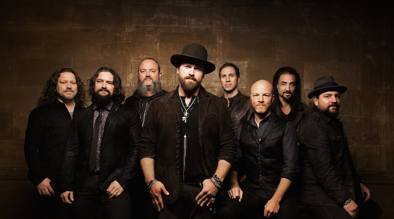 The Zac Brown Band's violinist, Jimmy De Martini (fourth from right) said the band plans a new group of cover songs for their new tour. Photo: Danny Clinch