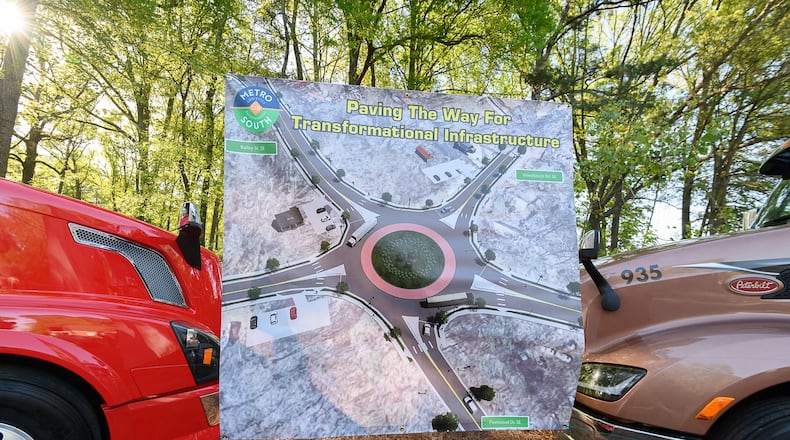 This is a rendering of a planned five-way roundabout that's poised to come to southeast Atlanta.