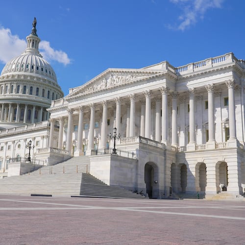 The U.S Capitol is photographed Monday, Sept. 14, 2026, in Washington. (AP Photo/Mariam Zuhaib)