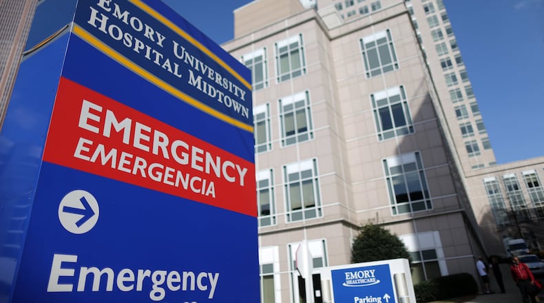Emory University Hospital Midtown. Ben Gray / bgray@ajc.com