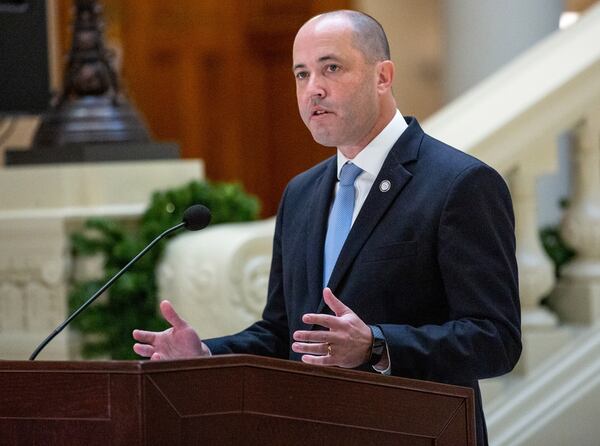 Georgia Attorney General Chris Carr, a former top aide to then-U.S. Sen. Johnny Isakson, considered running for the same Senate seat. But he opted, instead, to seek reelection as attorney general. STEVE SCHAEFER / SPECIAL TO THE AJC 