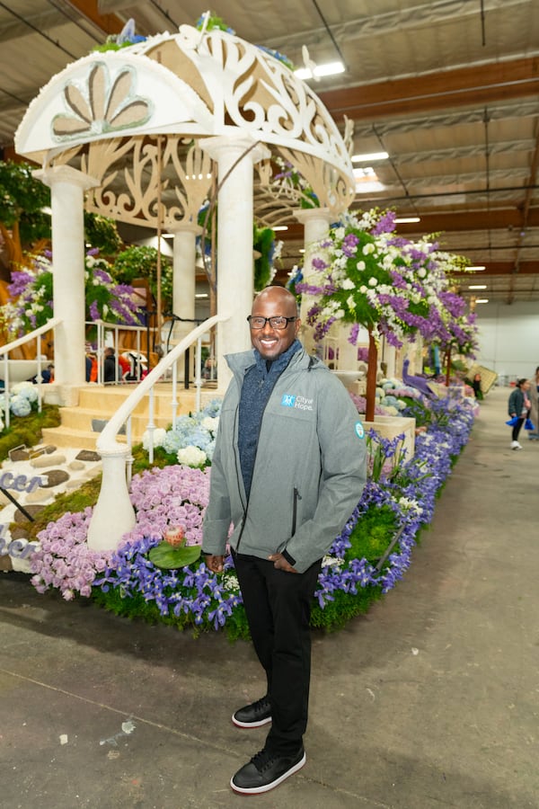 Tyler Blue was selected by City of Hope to ride on its Rose Parade float. (City of Hope Cancer Center Atlanta)