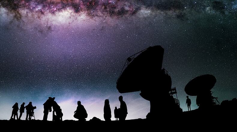 This is an image from the new Imax film at the Fernbank Museum of Natural History, “The Search for Life in Space.” This film delves into what scientists know about life in the cosmos and what they are looking for with the world’s most powerful telescopes on the sky. CONTRIBUTED BY DECEMBER MEDIA