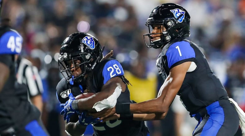 Georgia State starting quarterback Quad Brown.