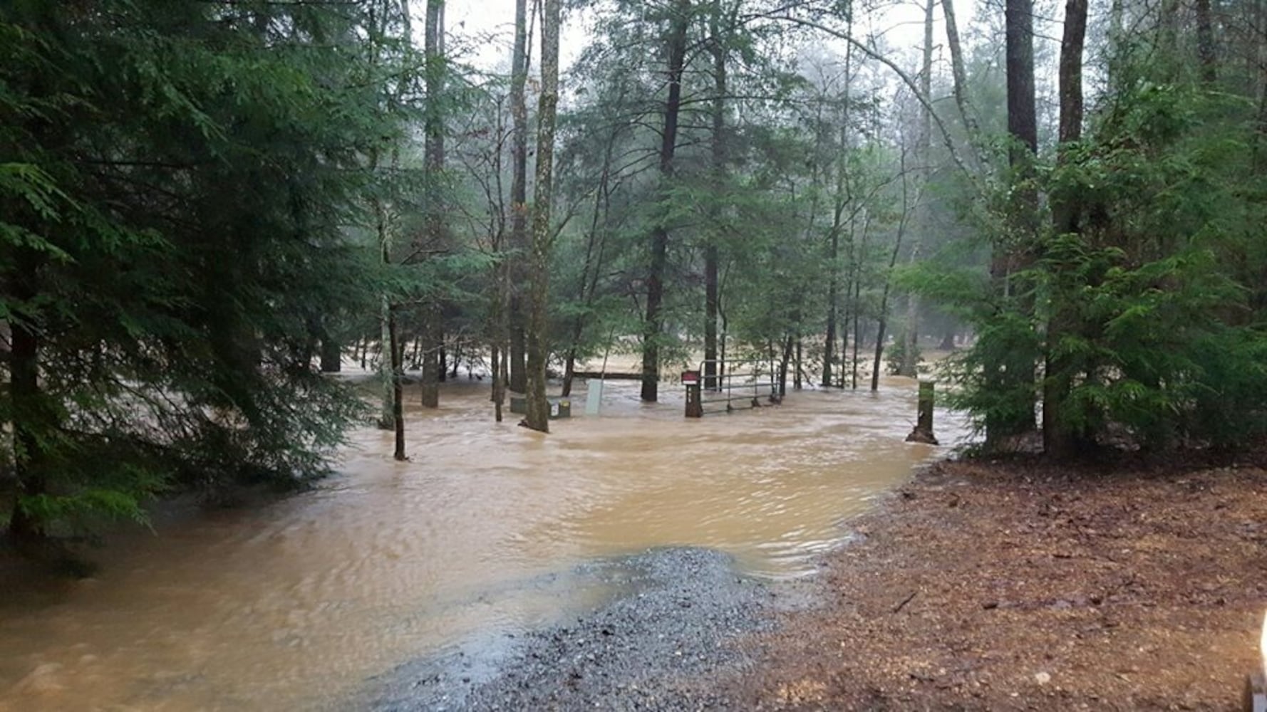 Flooding in Gilmer County