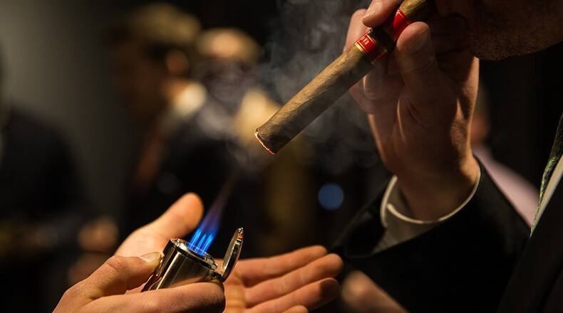 Burn by Rocky Patel cigar bar and lounge at The Battery