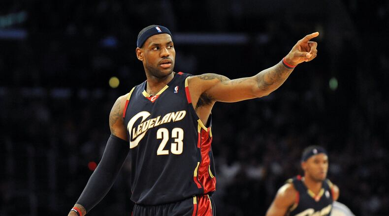 The once and future King of Cleveland. (Harry How/Getty Images)