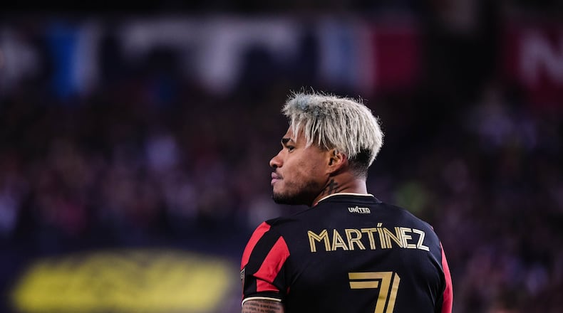 Atlanta United forward Josef Martinez. (Photo by Jacob Gonzalez/Atlanta United)