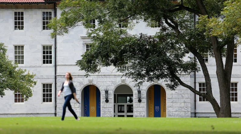 Much of the upcoming movie "Denial" was filmed at Emory University in DeKalb County. AJC FILE PHOTO