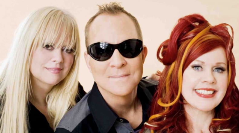 (From left): Cindy Wilson, Fred Schneider and Kate Pierson - aka the B-52s - will be back in Atlanta for another round on their 40th anniversary tour.