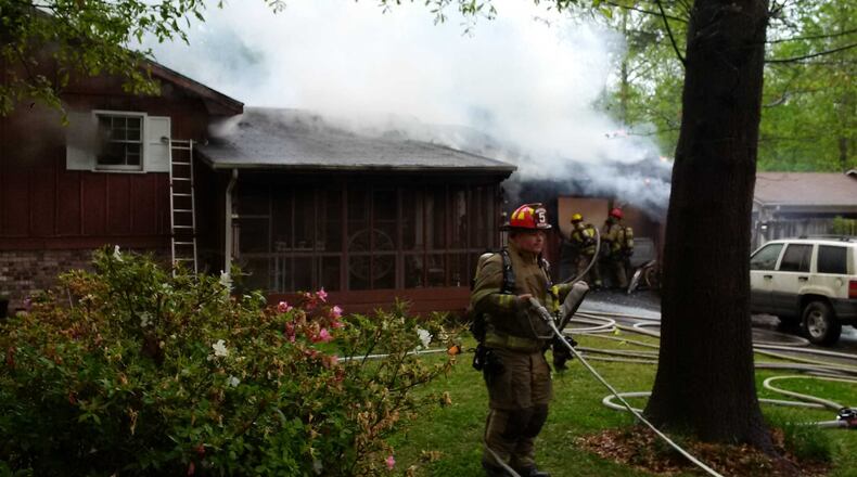 A man and his dog were killed in a house fire Sunday.