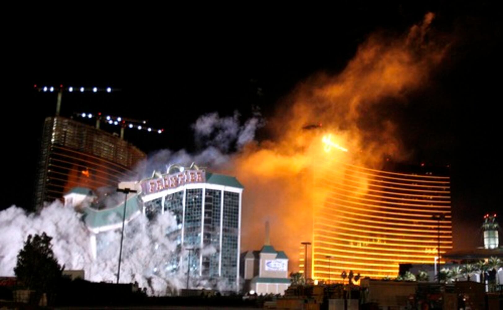 Casino demolition in Vegas
