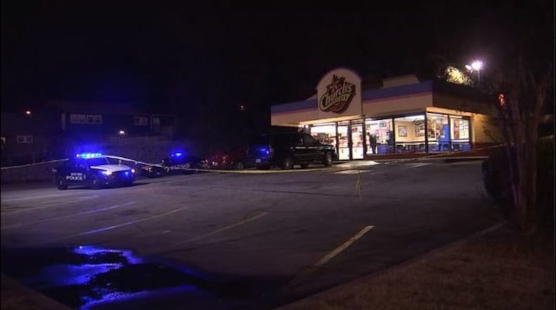 Police said there was a shooting at a Church's Chicken in East Point on Saturday night.