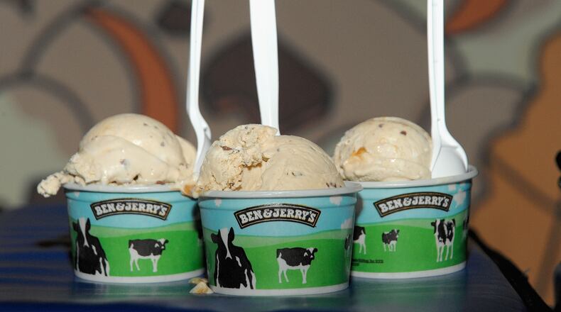 NEW YORK - APRIL 19: Ben & Jerry's Bonnaroo Buzz Ice Cream at the Ben & Jerry's and Bonnaroo - new flavor party at Bowery Ballroom on April 19, 2010 in New York City. (Photo by Jamie McCarthy/Getty Images for Ben & Jerry's)