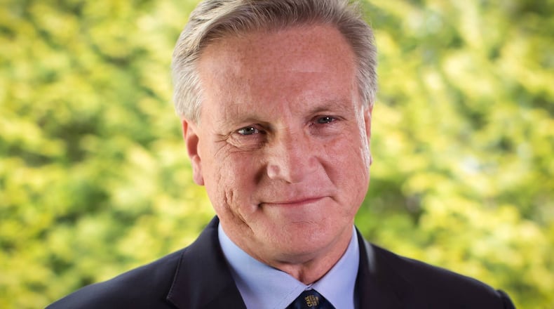 Mayor Kurt Wilson took the oath of office in City Hall chambers earlier this week and will lead his first City Council meeting on Monday. Courtesy Claire Bartlett