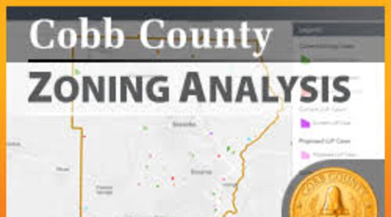 A new Zoning Analysis Application is available now by Cobb County Government to help residents and business owners locate active or proposed zoning cases near homes and businesses. Courtesy of Cobb County