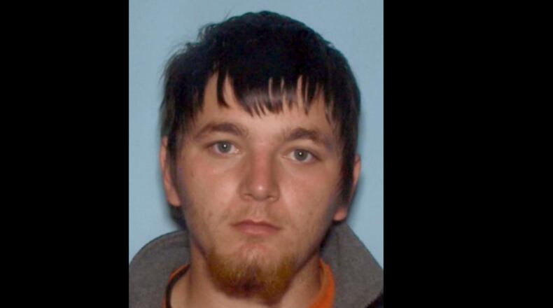Andrew Mosley, 22, of Flowery Branch, is wanted on 14 charges of theft by conversion for allegedly scamming people with a fake tree cutting service.