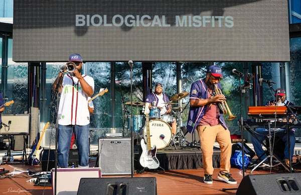 Atlanta music collective Biological Misfits have performed together since 2020. (Courtesy of Dwayne Goins)