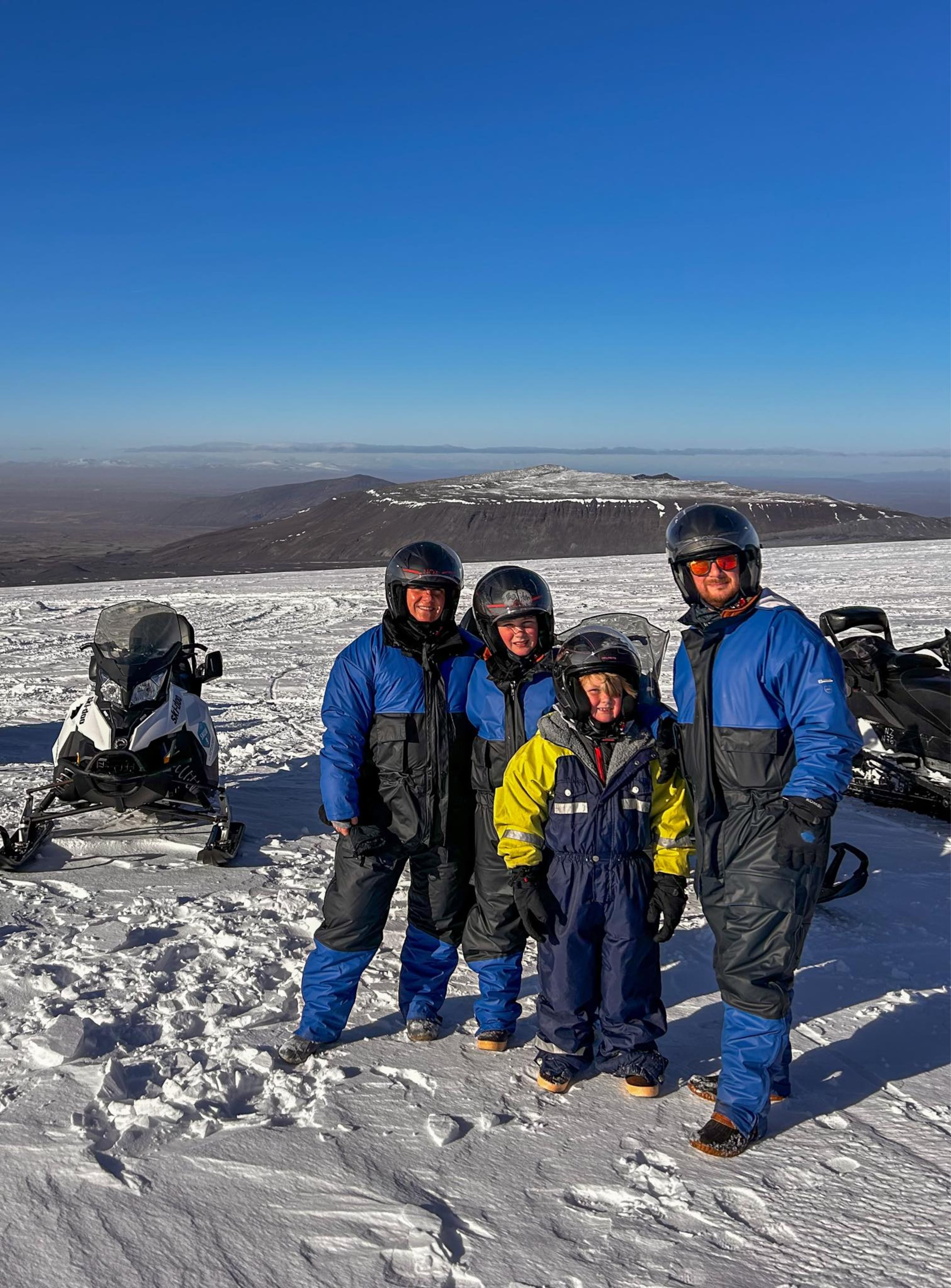 Justin Kennon and his wife, Amanda, explore the world alongside their two boys. The family poses for a picture during a trip to Iceland. (Provided by Justin Kennon)