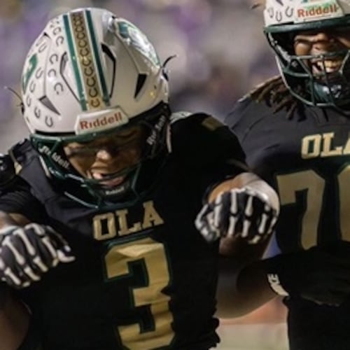 Ola running back Caden Waye, a consensus top-400 national senior prospect, is the state’s highest-rated uncommtted recruit. (Dustin Adkins/Special)