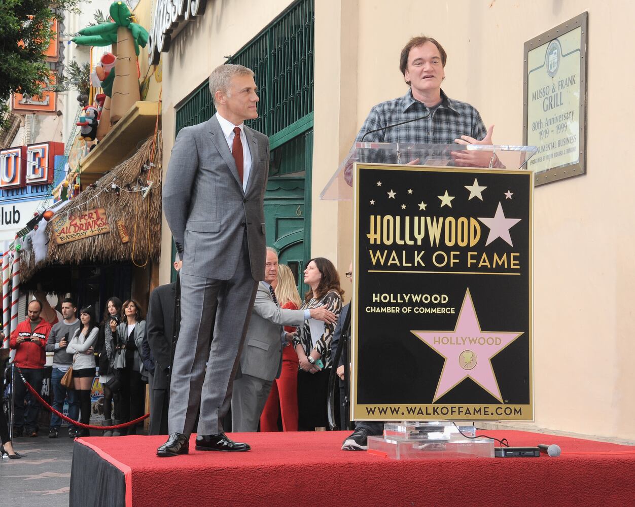 Christoph Waltz honored with a star