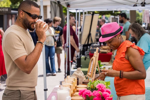 Buy unique goods while listening to live music at Avalon’s Makers Market Artisan Faire on Sunday. (Courtesy of Avalon)