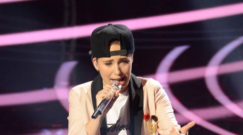 AMERICAN IDOL XIII: MK Nobilette peforms on AMERICAN IDOL XIII airing Wednesday, Feb. 26 (8:00-10:00 PM ET / PT) on FOX. CR: Michael Becker / FOX. Copyright 2014 / FOX Broadcasting. AMERICAN IDOL XIII: MK Nobilette (not Justin Bieber) peforms on AMERICAN IDOL XIII airing Wednesday, Feb. 26 (8:00-10:00 PM ET / PT) on FOX. CR: Michael Becker / FOX. Copyright 2014 / FOX Broadcasting.