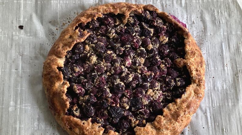 For a festive dessert that’s less sugary than a pie, try this fruit-filled galette. CONTRIBUTED BY KELLIE HYNES