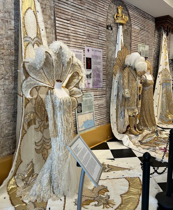 The Coastal Mississippi Mardi Gras Museum in Biloxi showcases the history and traditions of Mardi Gras through costumes, photos, videos and other artifacts. (Courtesy of Karon Warren)