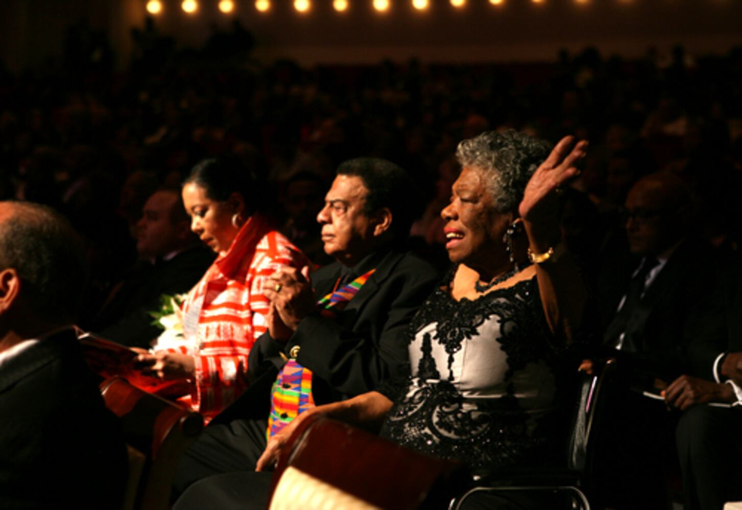 Angelou's birthday celebration