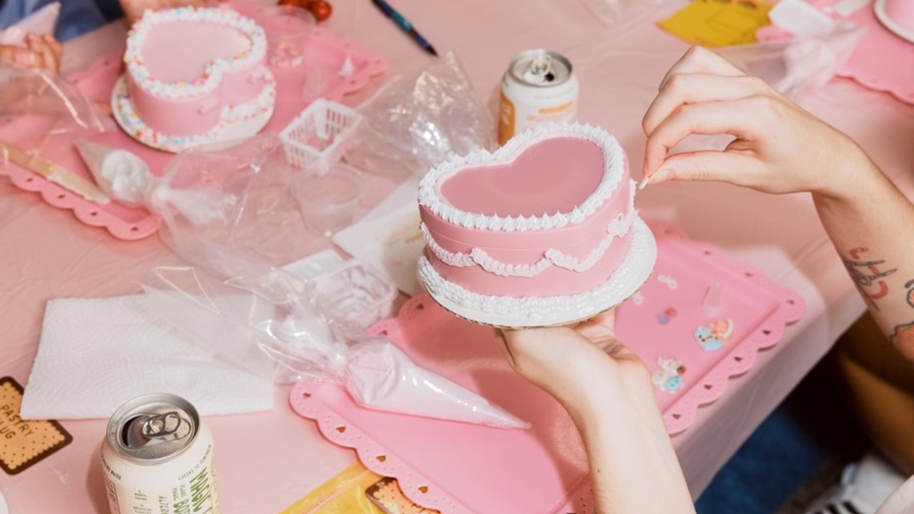 Before moving to Atlanta, Daisy Mijangos worked as a cake decorator and now uses those skills to make food-themed crafts. She and her husband, David Jimenez, offer workshops for adults to learn to make fake food crafts. (Courtesy of Pastry Plug)