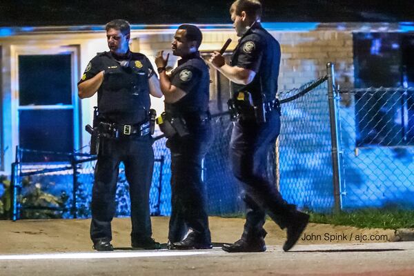 A man was shot twice Thursday morning, in the chest and in the wrist, in a southeast Atlanta neighborhood.  JOHN SPINK / JSPINK@AJC.COM