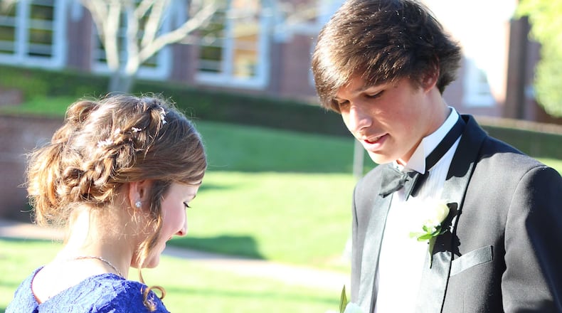 It’s prom season in Georgia, as evidenced by all the teens in gowns and tuxes posing for photos in front of notable Atlanta landmarks and pouring out of limos in front of tony Buckhead eateries. (Special to the AJC)